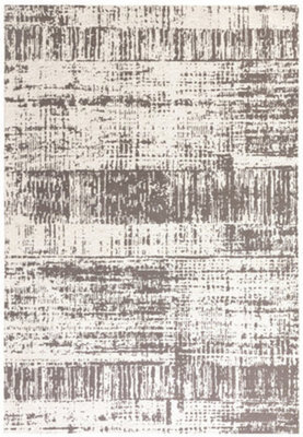 White Abstract Modern Easy To Clean Rug For Bedroom & Living Room-200Cm X 290Cm - image 1
