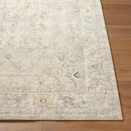 Livabliss Avellino-Vintage Grey Beige Blue Traditional Boho High Pile Living Dining Bedroom Rug 160 X 213 Cm Easy Care, Non Shedding - thumbnail 5