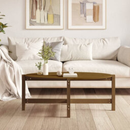 Walplus Coffee Table Honey Brown 118X63X45 Cm Solid Wood Pine - thumbnail 3