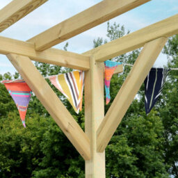Zest Newbury Wooden Garden Arch Pergola 2.4M By Zest Outdoor Living - thumbnail 5