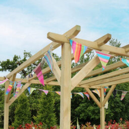 Zest Newbury Wooden Garden Arch Pergola 2.4M By Zest Outdoor Living - thumbnail 7