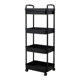 41X30X110Cm Multi-Tier Trolley On Wheels Kitchen Storage Utility Cart With Shelves Rolling - thumbnail 1