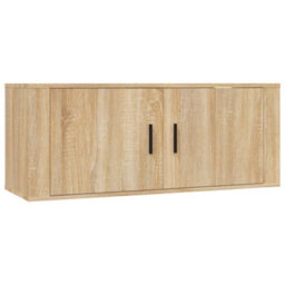 Berkfield Classic 3 Piece Tv Cabinet Set Sonoma Oak Engineered Wood - thumbnail 4