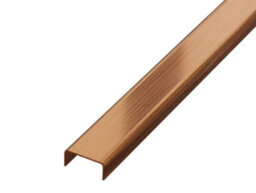 Ilcom Decorative Profile C 40mm X 2440mm X 0.65mm Copper Brushed Stainless Steel - thumbnail 1