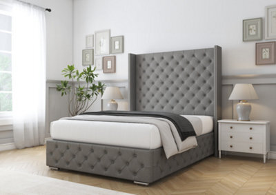 Comfort Beds Emily Pewter Dumfries Bed Frame - image 1