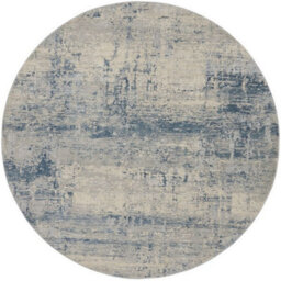 Ivory Blue Luxurious Abstract Modern Machine Made Easy To Clean Rug For Living Room Bedroom And Dining Room-160Cm X 221Cm - thumbnail 8
