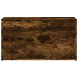 Berkfield Storage Chest Smoked Oak 84X42X46 Cm Engineered Wood - thumbnail 4