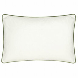 Morris & Co Seaweed Printed Velvet Feather Rich Cushion - thumbnail 3