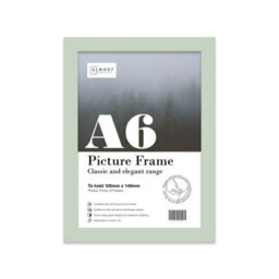 A6 Mint Green Picture Frame Fits A6 (10.5 X 14.8Cm - 4.1 X 5.8In) Poster, Photo, Artwork, Or Print. - thumbnail 1