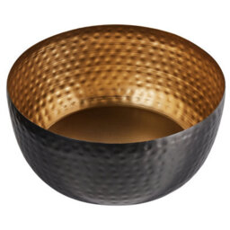 Beliani Decorative Bowl Banha Metal Black - thumbnail 4