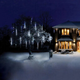 Samuel Alexander 15Pc 10.5M 70Cm Premier Snowing Shower Icicle Christmas Lights With 450 Cool White Leds - thumbnail 6