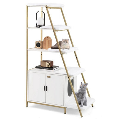 Large Cat Litter Box Enclosure Hidden Cat Washroom Furniture - image 1