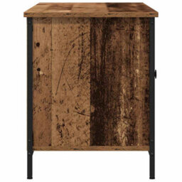 Berkfield Tv Cabinet Old Wood 100X40X50 Cm Engineered Wood And Steel - thumbnail 7