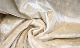 Comfy Deluxe 6Ft Superking Arlo 54Inch Floorstanding Cream Crushed Velvet Headboard - thumbnail 2