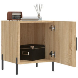 Berkfield Bedside Cabinets 2 Pcs Sonoma Oak 40X40X50 Cm Engineered Wood - thumbnail 3