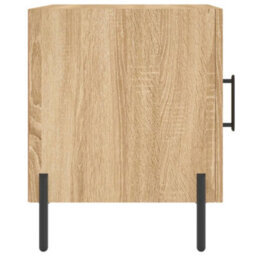 Berkfield Bedside Cabinets 2 Pcs Sonoma Oak 40X40X50 Cm Engineered Wood - thumbnail 7