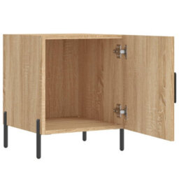 Berkfield Bedside Cabinets 2 Pcs Sonoma Oak 40X40X50 Cm Engineered Wood - thumbnail 8