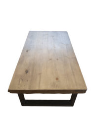 TRL Handmade Furniture Chunky & Sturdy Coffee Table - Mid Oak - 100Cm(L) X 80Cm(W)