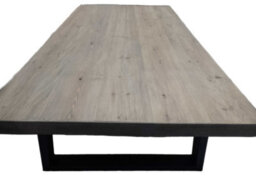 TRL Handmade Furniture Chunky & Sturdy Coffee Table - Mid Oak - 100Cm(L) X 80Cm(W) - thumbnail 2
