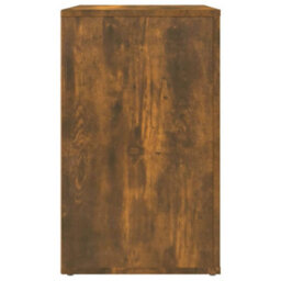 Berkfield Bedside Cabinet Smoked Oak 50X36X60 Cm Engineered Wood - thumbnail 8