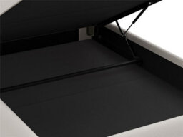 Snuggle Beds Hayden Ottoman Bed Frame - Ivory - Double - thumbnail 9