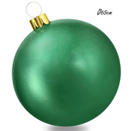 Urbn-Living Urbnliving Diameter 65Cm Green Inflatable Christmas Bauble Ball Decoration Xmas Tree Outdoor Hanging Ornaments
