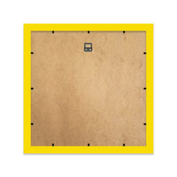 "10X10"" Yellow Picture Frame - 10X10"" Square Frame With 7X7"" Mount For 10X10""/7X7"" Pictures Moderrn Style Thin Edge, 1 Pack" - thumbnail 3