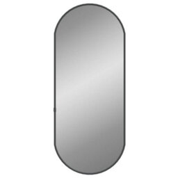 Vidaxl Wall Mirror Black 60X25 Cm Oval - thumbnail 2