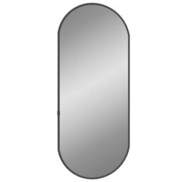 Vidaxl Wall Mirror Black 60X25 Cm Oval - thumbnail 3