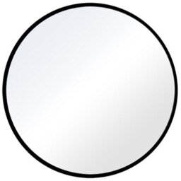 Dibor Contemporary Large Circular Iron Decorative Wall Mounted Mirror Outdoor Garden Framed Mirror 90Cm - thumbnail 2