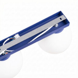 Sollux Lighting Yoli Steel/glass Ultramarine 2 Lights Minimalist Ceiling Lamps - thumbnail 7