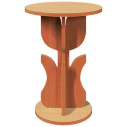 Berkfield Side Table Wax Brown Solid Pine Wood - thumbnail 5