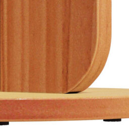 Berkfield Side Table Wax Brown Solid Pine Wood - thumbnail 9