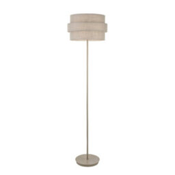 Pagazzi Lighting Pagazzi Buxton Light Grey Floor Lamp With Linen Shade - thumbnail 7
