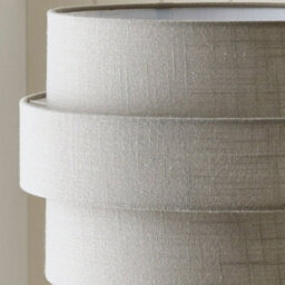 Pagazzi Lighting Pagazzi Buxton Light Grey Floor Lamp With Linen Shade - thumbnail 4