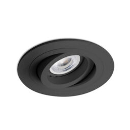 Luminosa Lighting Luminosa Rad Tiltable Black Recessed Downlight Gu10 - thumbnail 1