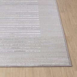 Livabliss Lustro-Modern Grey Off-White Beige Striped Living Dining Bedroom Rug 80 X 150 Cm Easy Care, Non Shedding - thumbnail 5