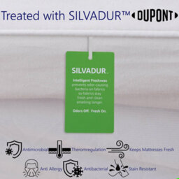 Glamhaus Luxury Mattress Topper Cushioned Cotton Bed Topper Anti Allergy - thumbnail 5