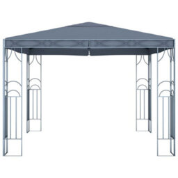 Walplus Gazebo Outdoor Beach Party Festival Camping Tent Canopy Wedding Marquee Awning300X300 Cm Anthracite - thumbnail 2
