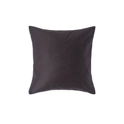Homescapes Dark Charcoal Grey Continental Egyptian Cotton Pillowcase 1000 Tc, 40 X 40 Cm - image 1