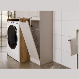 Impact Furniture Washing Machine Cabinet Bathroom Laundry Utility Room Cupboard Storage Set Nova - thumbnail 4
