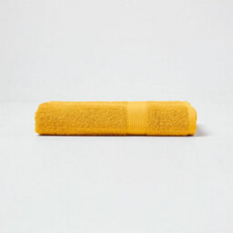 Homescapes Turkish Cotton Bath Towel, Ochre - thumbnail 2