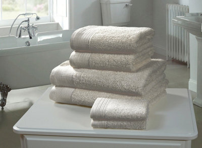 Rapport Home Chatsworth Pure Cotton Face Towel Silver