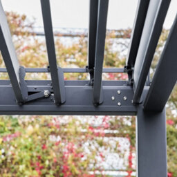 Sweeek - Louvered Pergola Aluminium 4 X 3M Anthracite - Triomphe - thumbnail 5