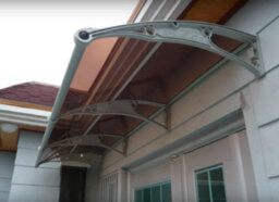 Canofix UK Canofix Door Canopy Pc 2500 Width X 1000 Projection (Grey Bracket - Bronze Sheet) - thumbnail 2