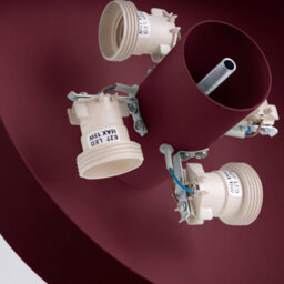 Sollux Lighting Omiq Steel/pvc Burgundy 4 Lights Modern Ceiling Lamps - thumbnail 7
