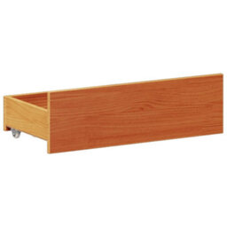 Vidaxl Bed Frame Without Mattress With Headboard Wax Brown 140X200 Cm Solid Wood Pine - thumbnail 9