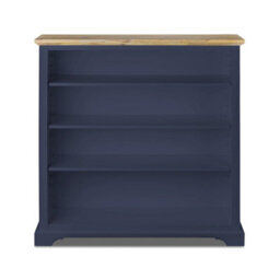 Statement Furniture Florence Navy Blue Bookcase With Adjustable Shelves, Fully Assembled Bookshelf - thumbnail 4