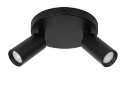 Lucide Ritmo Ceiling Spotlight Diameter 15Cm 2Xgu10 (Mr11) - Black - thumbnail 2