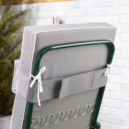 Alfresia Grey Luxury Relaxer Garden Cushion - thumbnail 4
